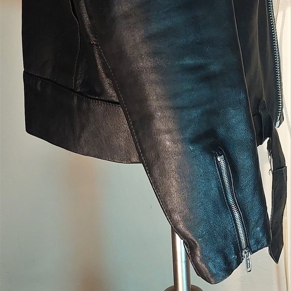 Vintage Men's Biker Jacket. Size 44cm / XL - Picture 12 of 13